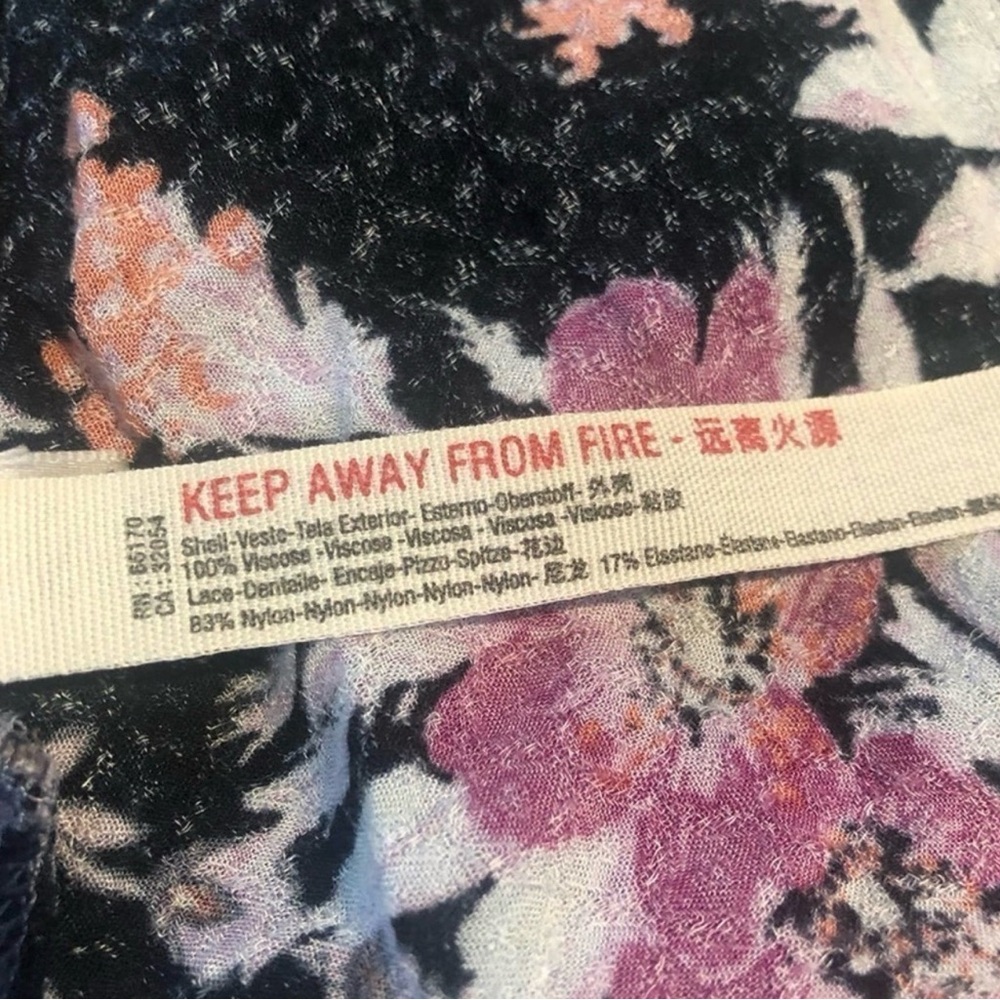 Free People Pink and Purple Patterned Maxi Dress - Picture 8 of 9